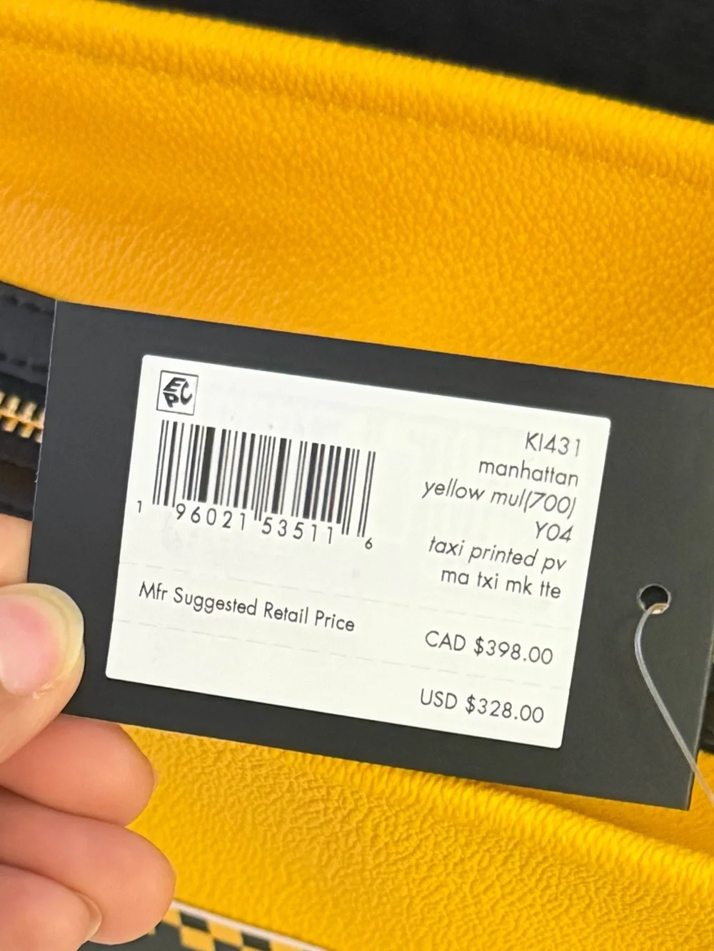 Manhattan Taxi Large Market Tote